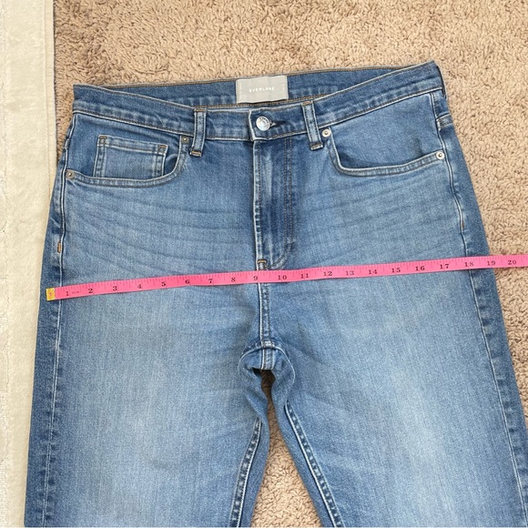 Everlane Men's Classic Straight Denim Jean Pants Size 33x32 in Classic Blue Wash - Picture 11 of 14